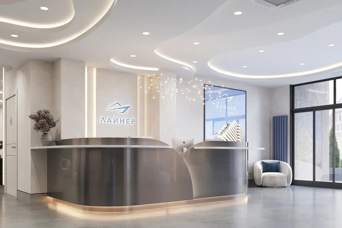 Входная группа — вид на лифтовой холл